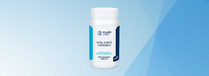 Klaire Labs Vital-Zymes Chewable 180 tablets