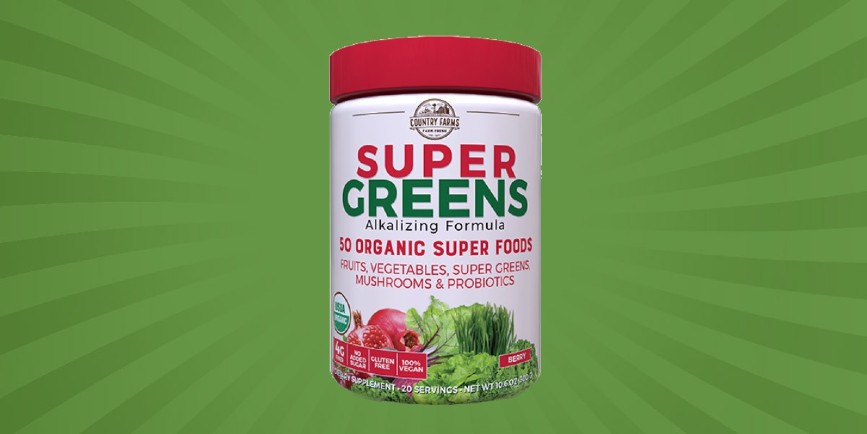 Ingredients of Country Farms Super Greens