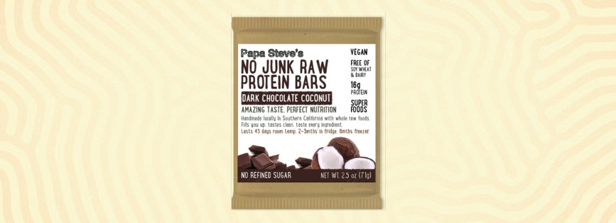 Review of Papa Steve's No Junk Raw Protein Bars